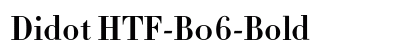 Didot HTF-B06-Bold Font Preview