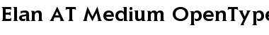 Elan AT Medium Font