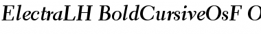 Electra LH Bold Cursive OsF Font