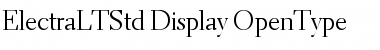 Electra LT Std Display Font