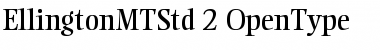 Ellington MT Std Regular Font