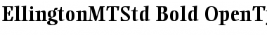 Ellington MT Std Font