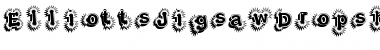Download ElliottsJigsawDropshadow Font