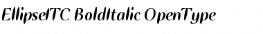 Ellipse ITC Bold Italic Font