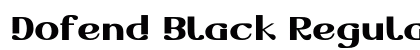Dofend Black Regular