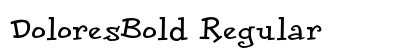 DoloresBold Regular preview