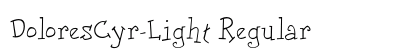 DoloresCyr-Light Regular preview