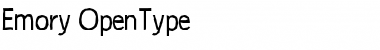 Emory Regular Font Emory Regular Font
