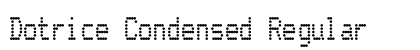 Dotrice Condensed Regular