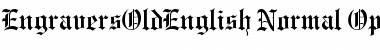 EngraversOldEnglish Font