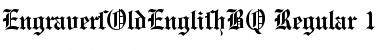 Engravers Old English BQ Font