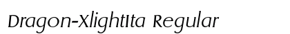 Dragon-XlightIta Regular preview