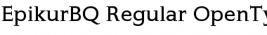 Epikur BQ Regular Font