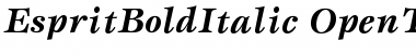 Esprit Font