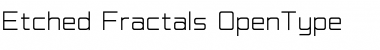 Etched Fractals Regular Font