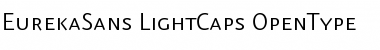 Eureka Sans Light Caps Font