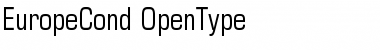EuropeCond Regular Font EuropeCond Regular Font