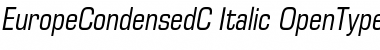 EuropeCondensedC Font