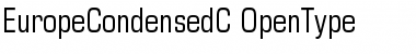 EuropeCondensedC Font