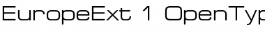 EuropeExt Regular Font