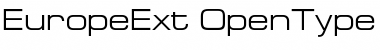 EuropeExt Regular Font EuropeExt Regular Font