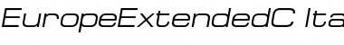 EuropeExtendedC Italic Font