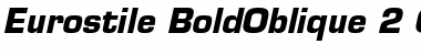 Eurostile Bold Oblique Font
