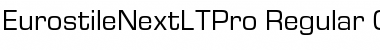 Eurostile Next LT Pro Regular Font