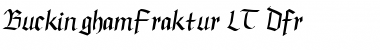BuckinghamFraktur LT Regular Font