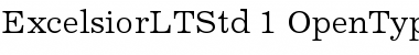 Excelsior LT Std Font