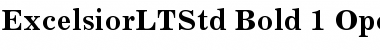 Excelsior LT Std Bold Font