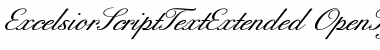 ExcelsiorScript Font