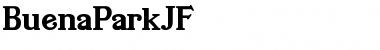 BuenaParkJF Font