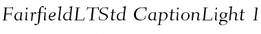 Download Fairfield LT Std Font