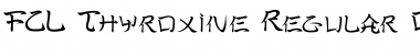FCL-Thyroxine Regular Font FCL-Thyroxine Regular Font