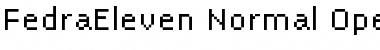 FedraEleven Font