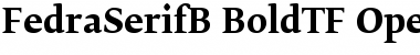 FedraSerifB BoldTF Font