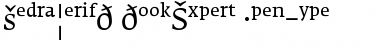 FedraSerifB BookExpert Font