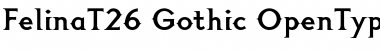 FelinaT26 Gothic Font