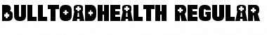 Bulltoad Health Regular Font