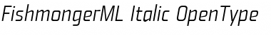 Fishmonger ML Italic Font