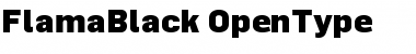 FlamaBlack Font