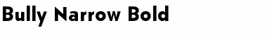 Download Bully Narrow Font