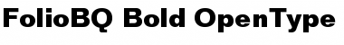 Folio BQ Regular Font