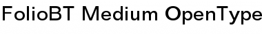 Folio Medium Font