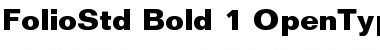 Folio Std Font