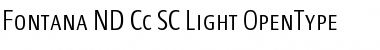 Fontana ND Cc SC Font