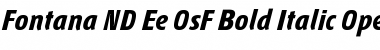 Download Fontana ND Ee OsF Font