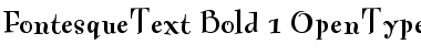 FontesqueText Bold Font