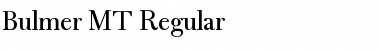 Bulmer MT Regular Regular Font